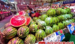 广西南宁网红吃瓜,瓜果飘香，甜蜜诱惑